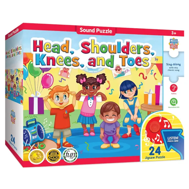 Fat Brain Toy Sing-Along Floor Puzzle - Head Shoulders Knees and Toes Discount