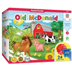 Fat Brain Toy Sing-Along Floor Puzzle - Old MacDonald New