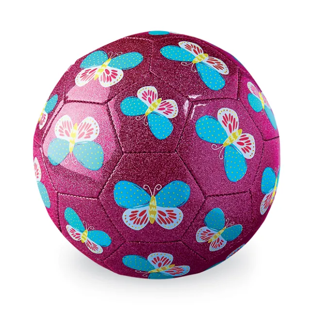 Fat Brain Toy Size 3 Glitter Soccer Ball - Butterfly Clearance