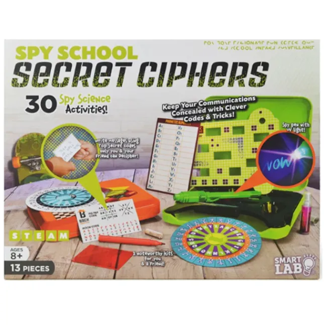 Fat Brain Toy Smart Lab Spy School - Secret Ciphers New
