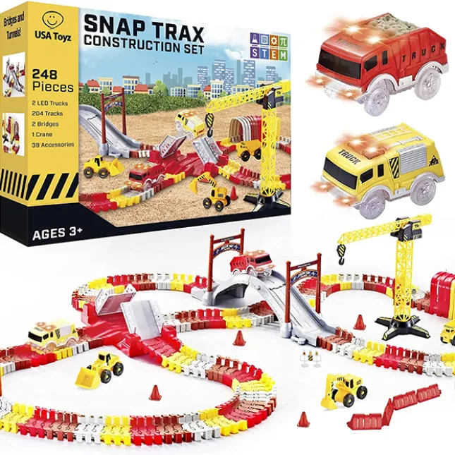 Fat Brain Toy Snap Trax Construction Set Sale