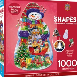 Fat Brain Toy Snowman Spectacle Shapes 1000 pc Puzzle Online