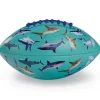 Fat Brain Toy Soft Football - Sharks Hot