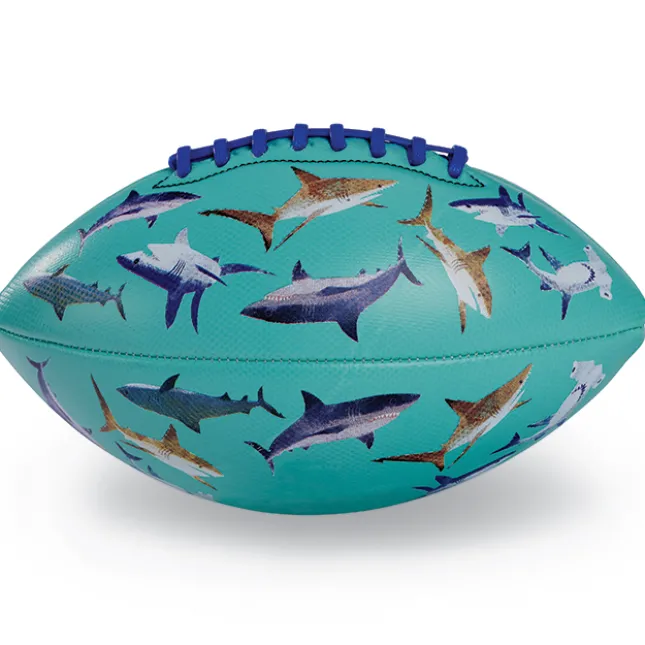 Fat Brain Toy Soft Football - Sharks Hot