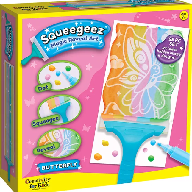Fat Brain Toy Squeegeez Magical Reveal Art Fashion