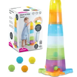 Fat Brain Toy Stack & Drop Tower Fashion