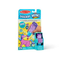 Fat Brain Toy Sticker WOW! Activity Pad & Sticker Stamper - Purple Unicorn Online