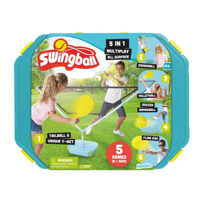 Fat Brain Toy Swingball 5 in 1 Multi Play Hot