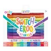 Fat Brain Toy Switch-eroo Sparkle Glittery Color Changing Markers Clearance