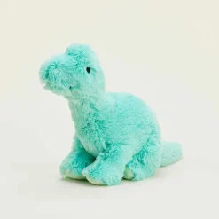 Fat Brain Toy Teal Long Neck Dinosaur Warmies New
