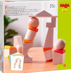 Fat Brain Toy Teetering 3D Arranging Blocks Clearance