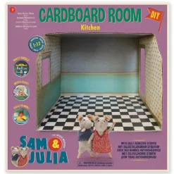 Fat Brain Toy The Mouse Mansion Cardboard Room - Kitchen Fashion