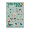 Fat Brain Toy The Mouse Mansion Die-Cut Prints Deluxe Set New