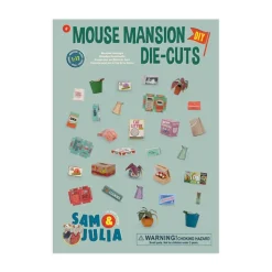 Fat Brain Toy The Mouse Mansion Die-Cut Prints Deluxe Set New