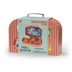 Fat Brain Toy The Mouse Mansion To Go Kid's Room New