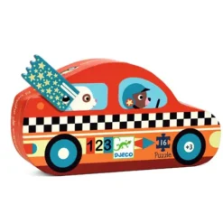Fat Brain Toy The Racing Car Mini 16pc Puzzle Online