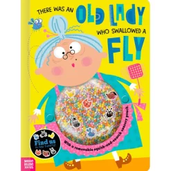 Fat Brain Toy There Was An Old Lady Who Swallowed A Fly Search-and-Find Clearance