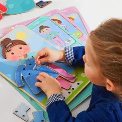 Fat Brain Toy Threading Game Dress Me Sale