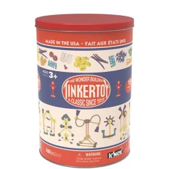 Fat Brain Toy Tinkertoy Classic Building Tin - 100 pc Sale