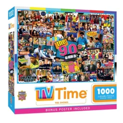 Fat Brain Toy TV Time 90s Shows - 1000pc Puzzle Hot