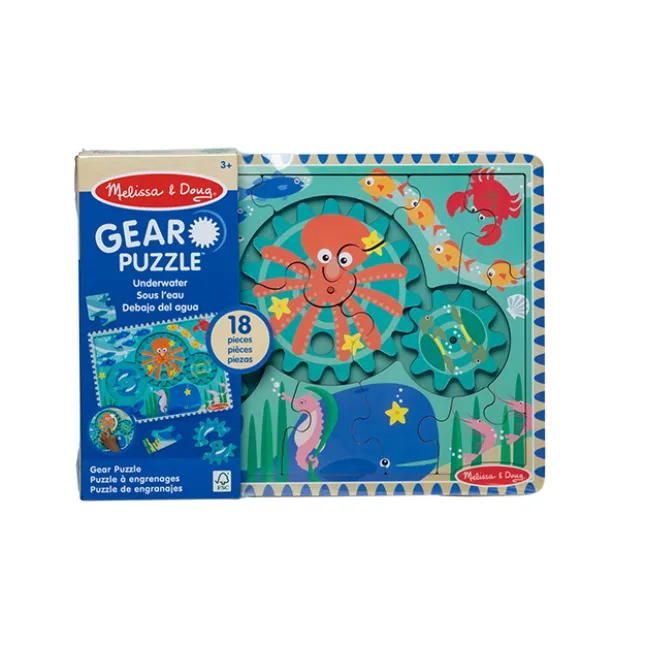 Fat Brain Toy Underwater Wooden Gear Puzzle Discount