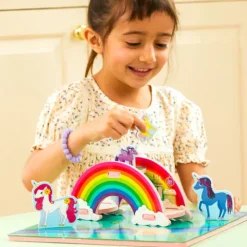 Fat Brain Toy Unicorn Rainbow Play Puzzle Hot