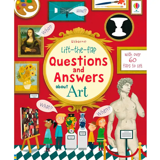 Fat Brain Toy Usborne Lift-the-Flap Questions and Answers About Art Online