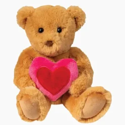 Fat Brain Toy Valentine Teddy with Heart - 7.5 inch Fashion