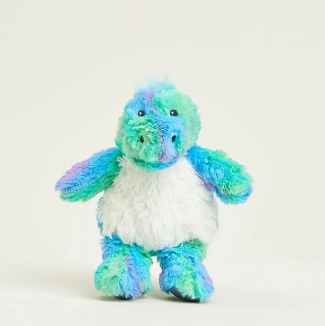 Fat Brain Toy Warmies Junior - Rainbow Dinosaur New