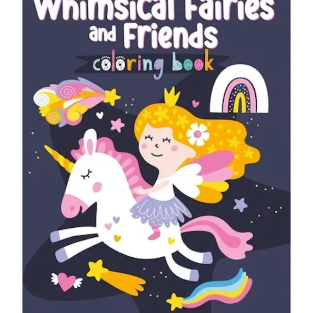 Fat Brain Toy Whimsical Fairies and Friends Coloring Book Discount