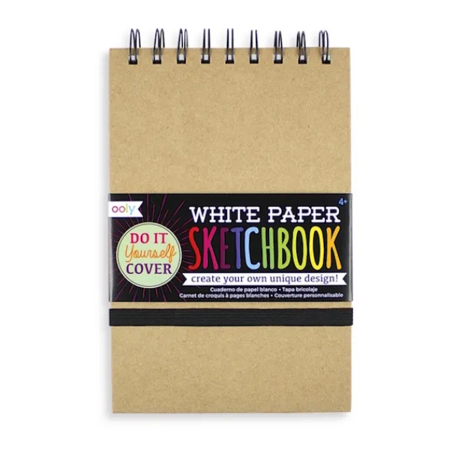 Fat Brain Toy White DIY Cover Sketchbook Hot