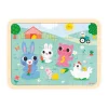 Fat Brain Toy Wooden Farm Spot-the-Difference Puzzle Discount