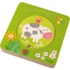 Fat Brain Toy Wooden Puzzle On The Farm Sale