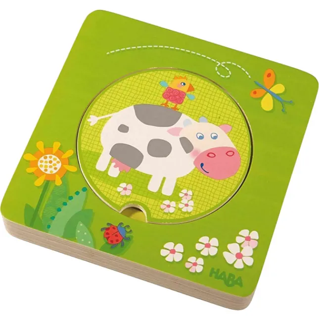 Fat Brain Toy Wooden Puzzle On The Farm Sale