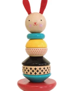 Fat Brain Toy Wooden Stacking Toy - Modern Bunny Discount
