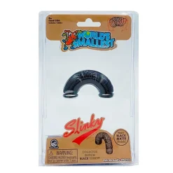 Fat Brain Toy World's Smallest Black Slinky - 75th Anniversary Sale