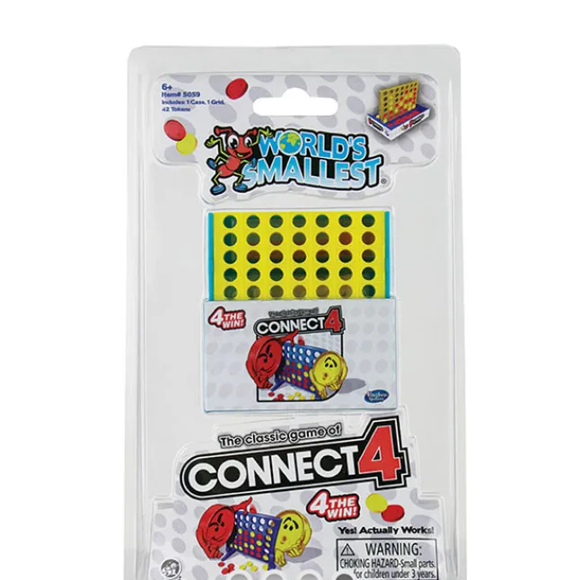 Fat Brain Toy World's Smallest Connect 4 New