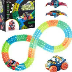 Fat Brain Toy Zero-G Glow Tracks - 210 Hot