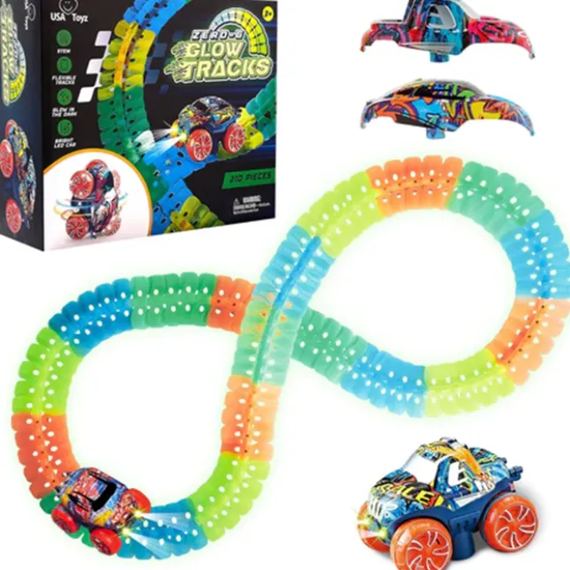Fat Brain Toy Zero-G Glow Tracks - 210 Hot