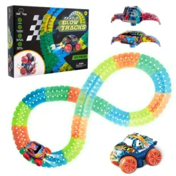Fat Brain Toy Zero-G Glow Tracks - 105 Best